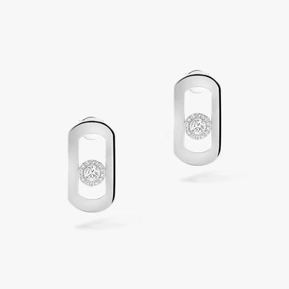 [Lume Jewelry]So Move Diamond Earrings in Yellow Gold