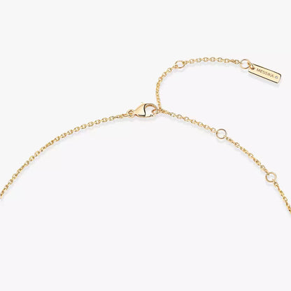 [Lume Jewelry]Lucky Eye Diamond Necklace in  Gold and Turquoise