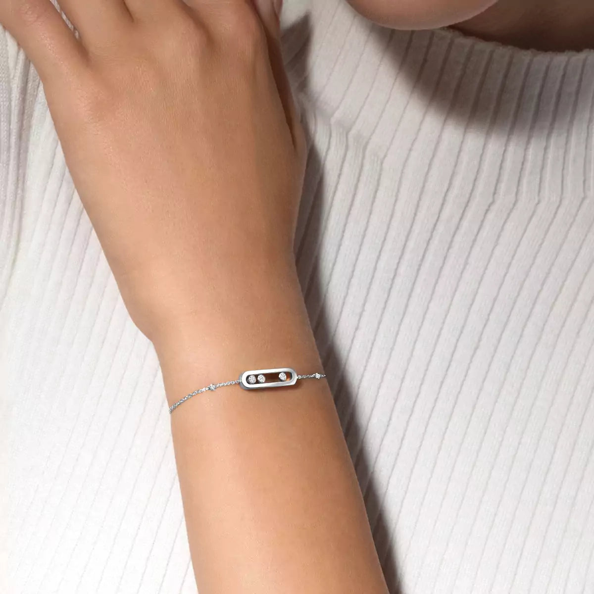 [Lume Jewelry]Baby Move Diamond Bracelet