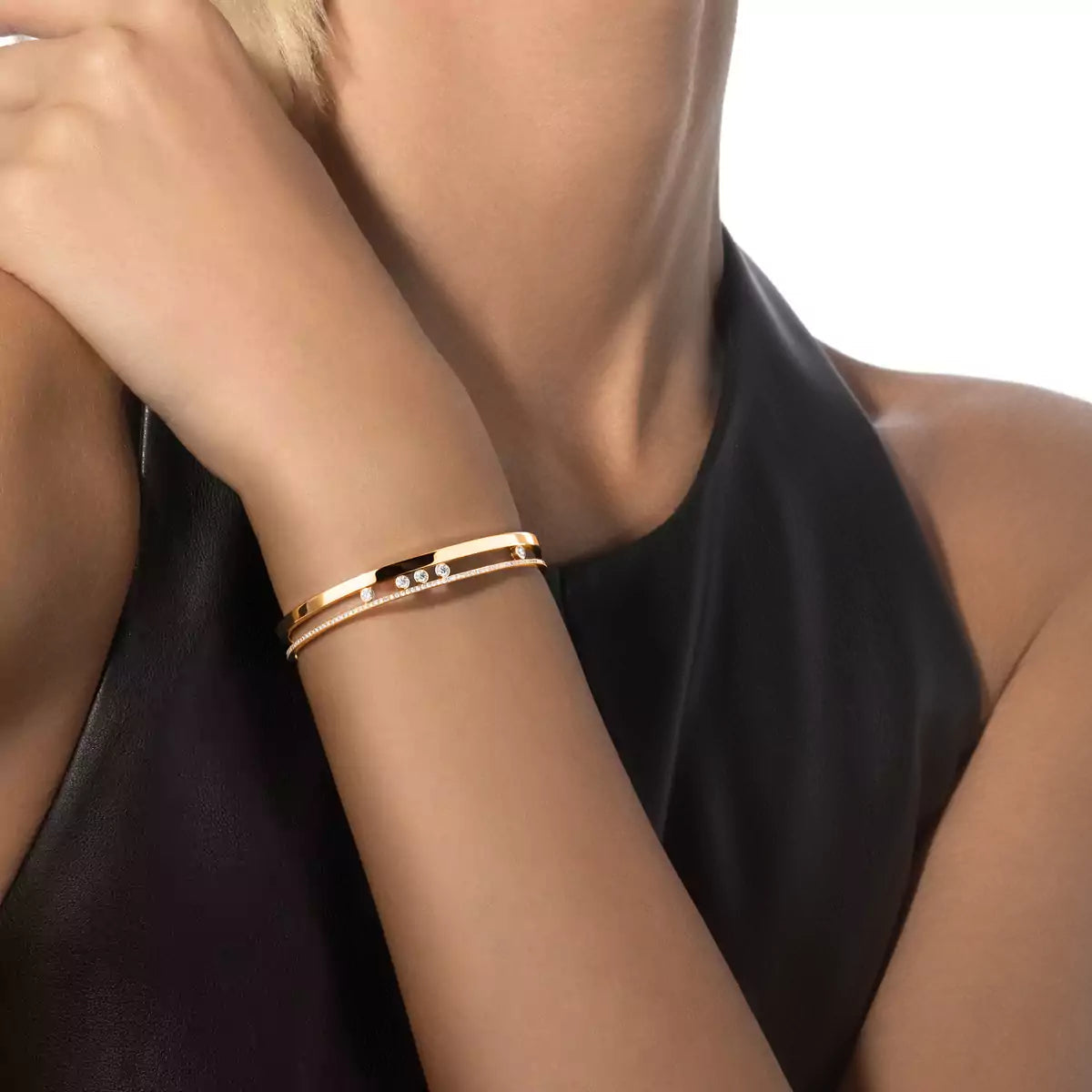 [Lume Jewelry]Move Romane Diamond Bangle Bracelet