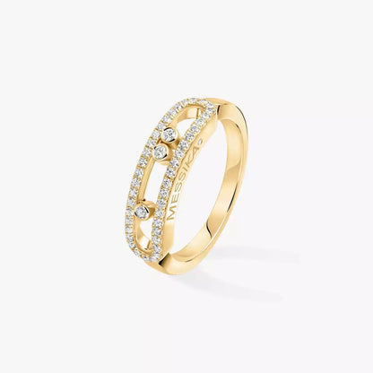 [Lume Jewelry] Baby Move Gold Diamond Pave_ Ring