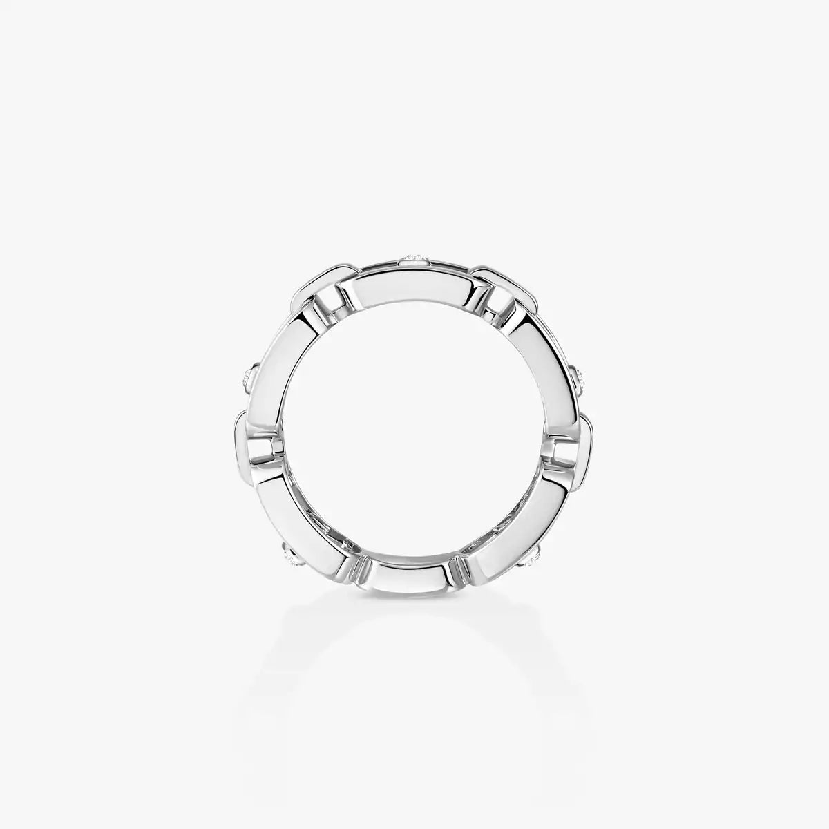 [Lume Jewelry]Move Link Pave_-Set Diamond Ring