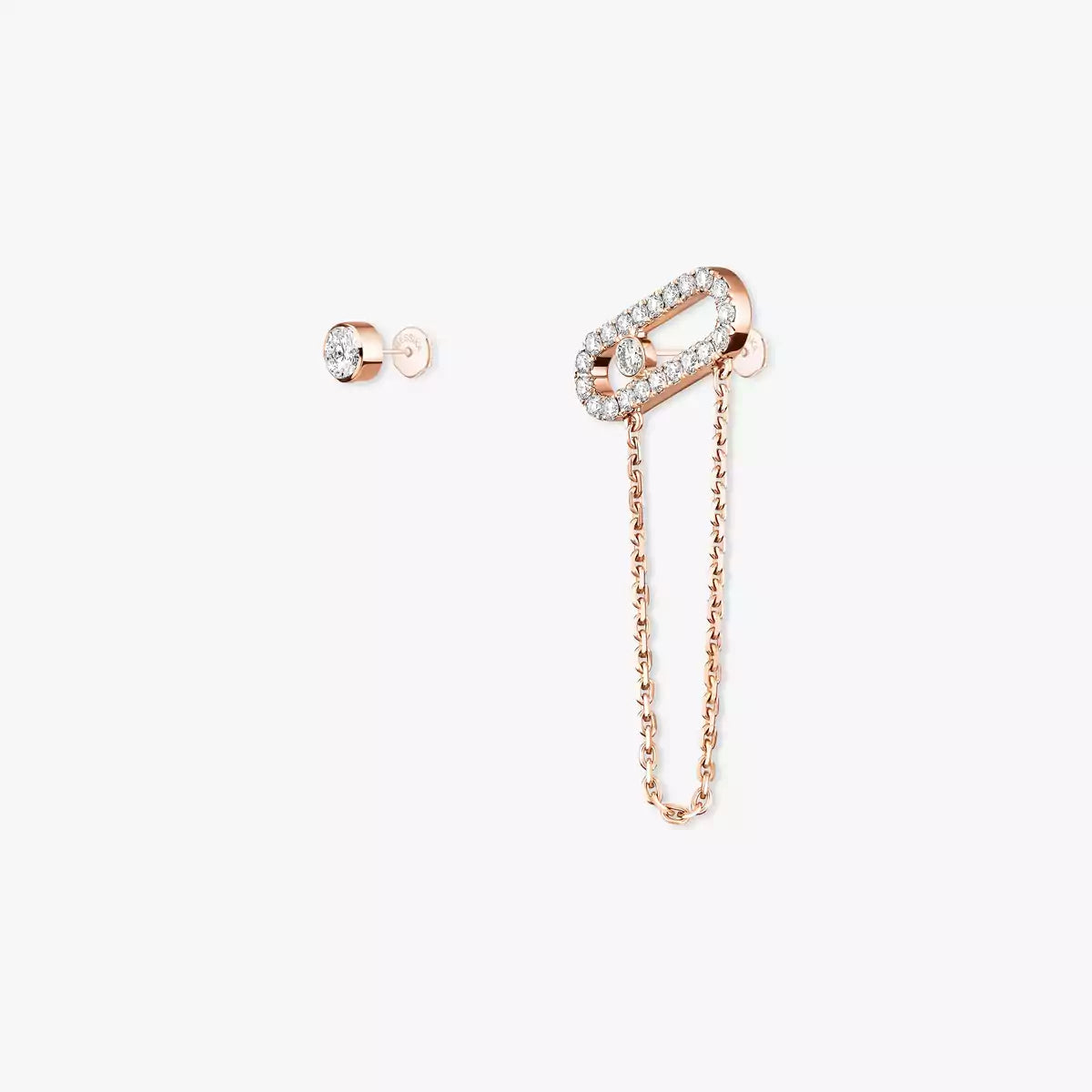 [Lume jewelry]Move Uno Diamond Earrings