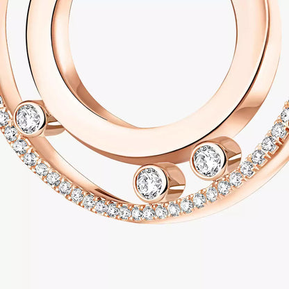 [Lume Jewelry]Move Romane Small Diamond Hoop Earrings