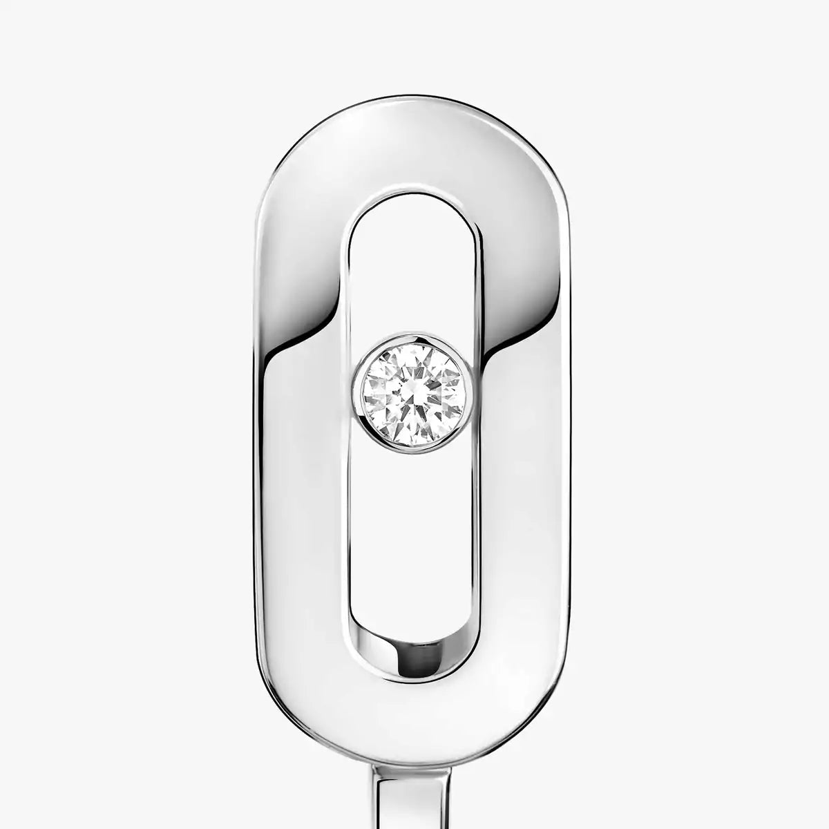 [Lume Jewelry]Diamond Mini Hoop Earrings Move Classique