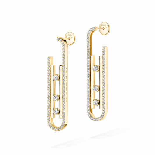 [Lume Jewelry]Diamond Pendant Earrings Move 10Th