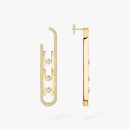[Lume Jewelry]Diamond Pendant Earrings Move 10Th