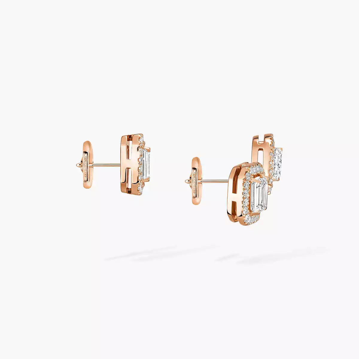 [Lume Jewelry]Diamond Earrings 0,10ct My Twin 1+2