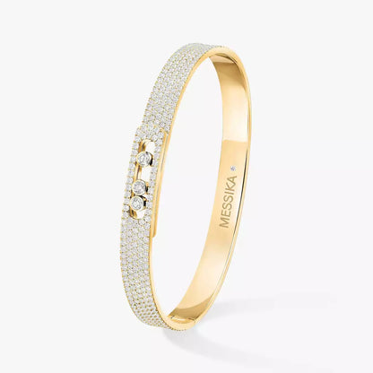 [Lume Jewelry]Move Noa Full Pavé Diamond Bangle Bracelet