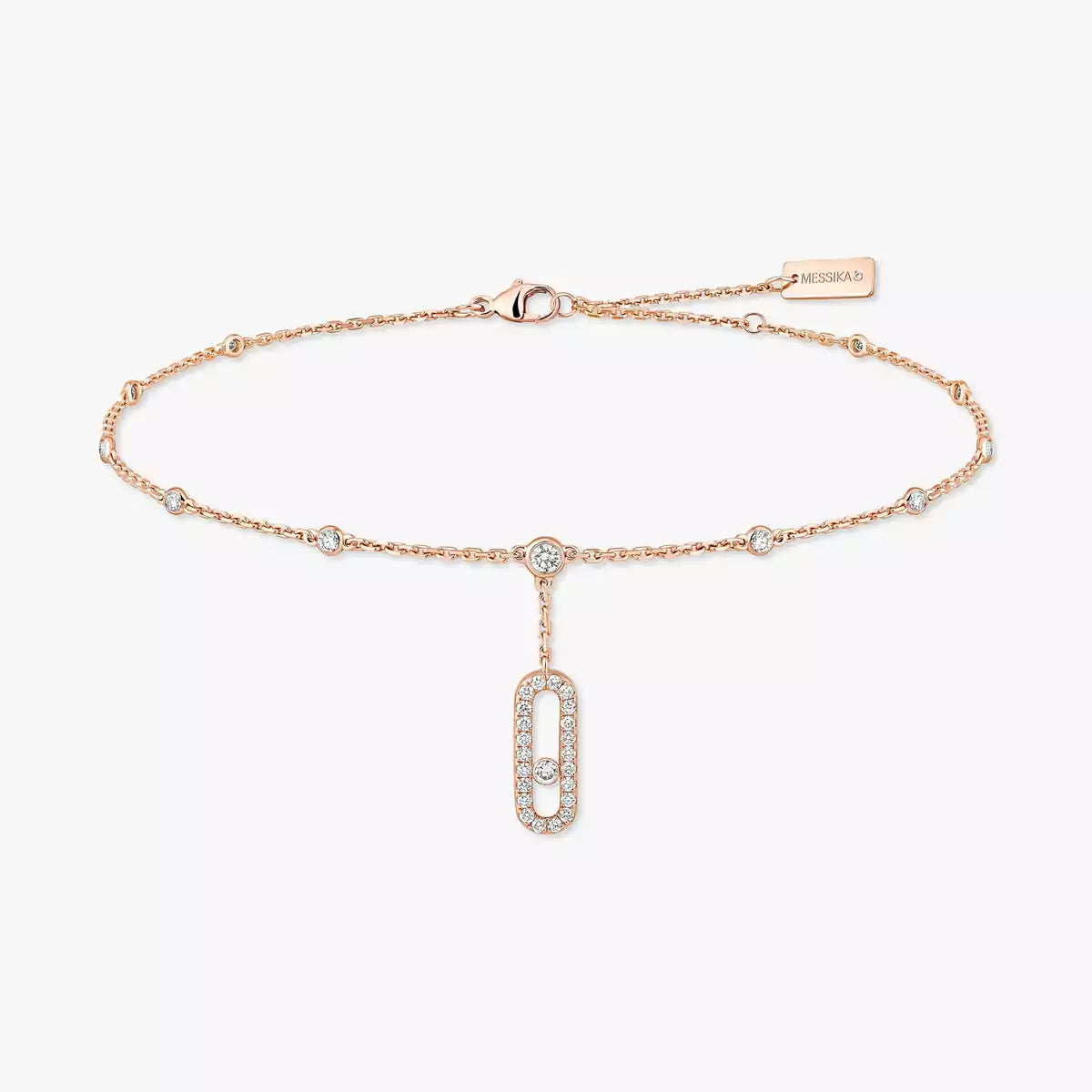 [Lume Jewelry] Move Uno pavé ankle bracelet