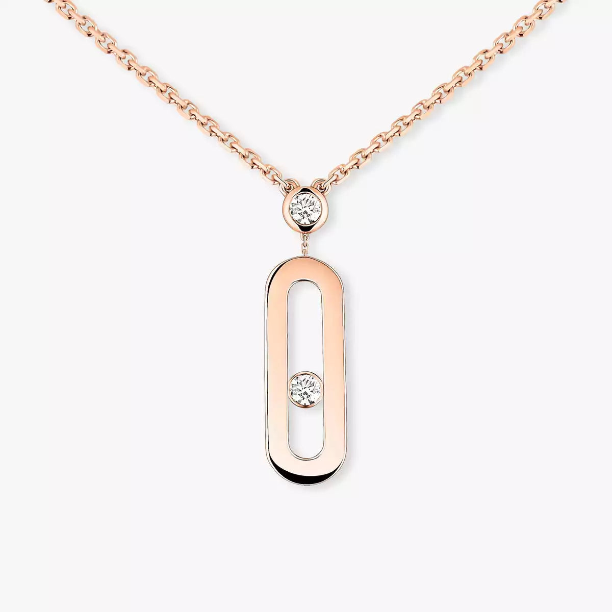 [Lume Jewelry] Move Uno Gold Diamond Long Necklace