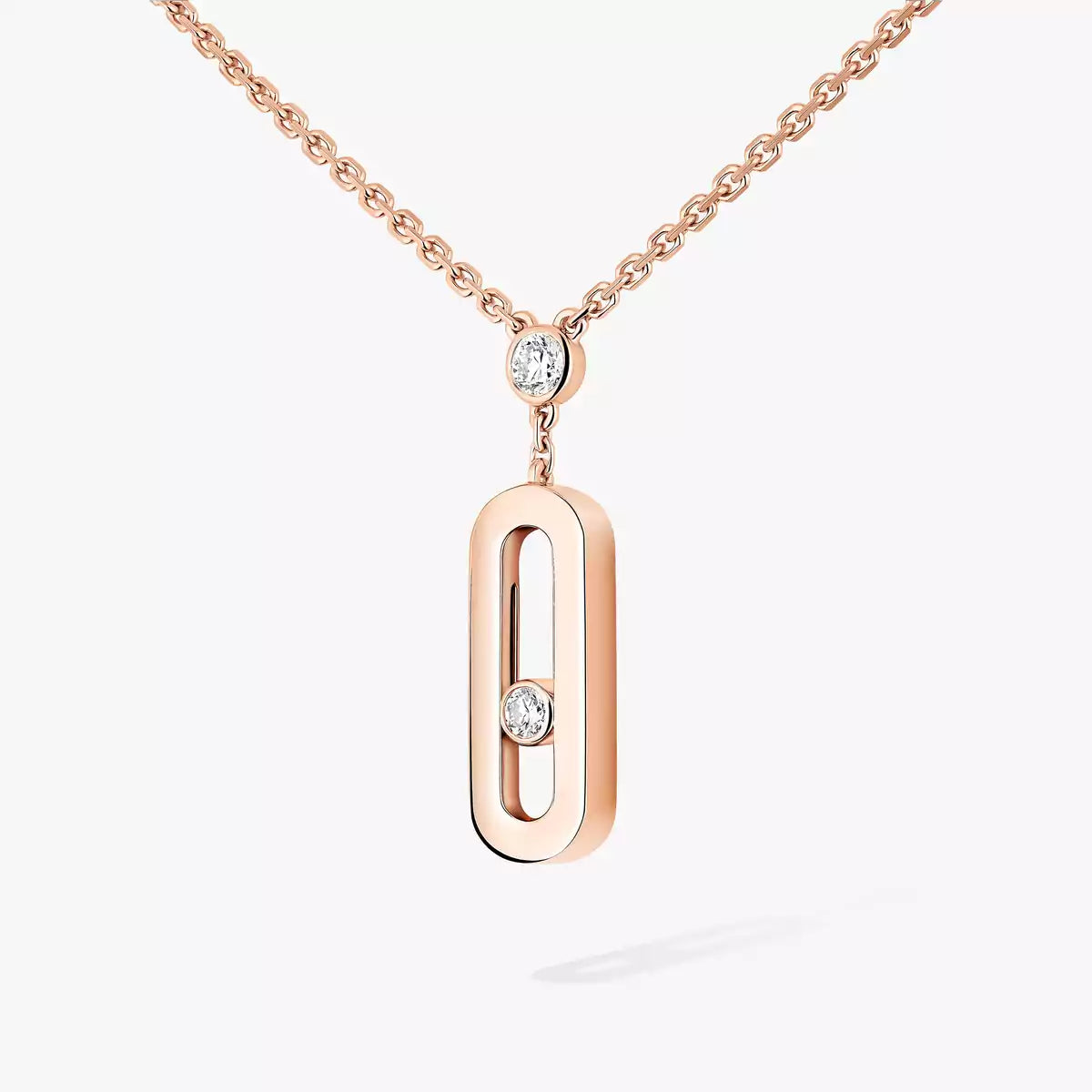 [Lume Jewelry] Move Uno Gold Diamond Long Necklace