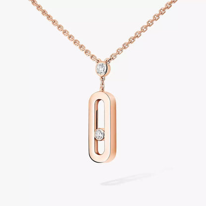 [Lume Jewelry] Move Uno Gold Diamond Long Necklace