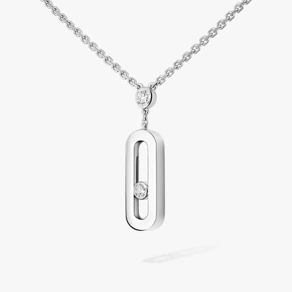 [Lume Jewelry] Move Uno Gold Diamond Long Necklace