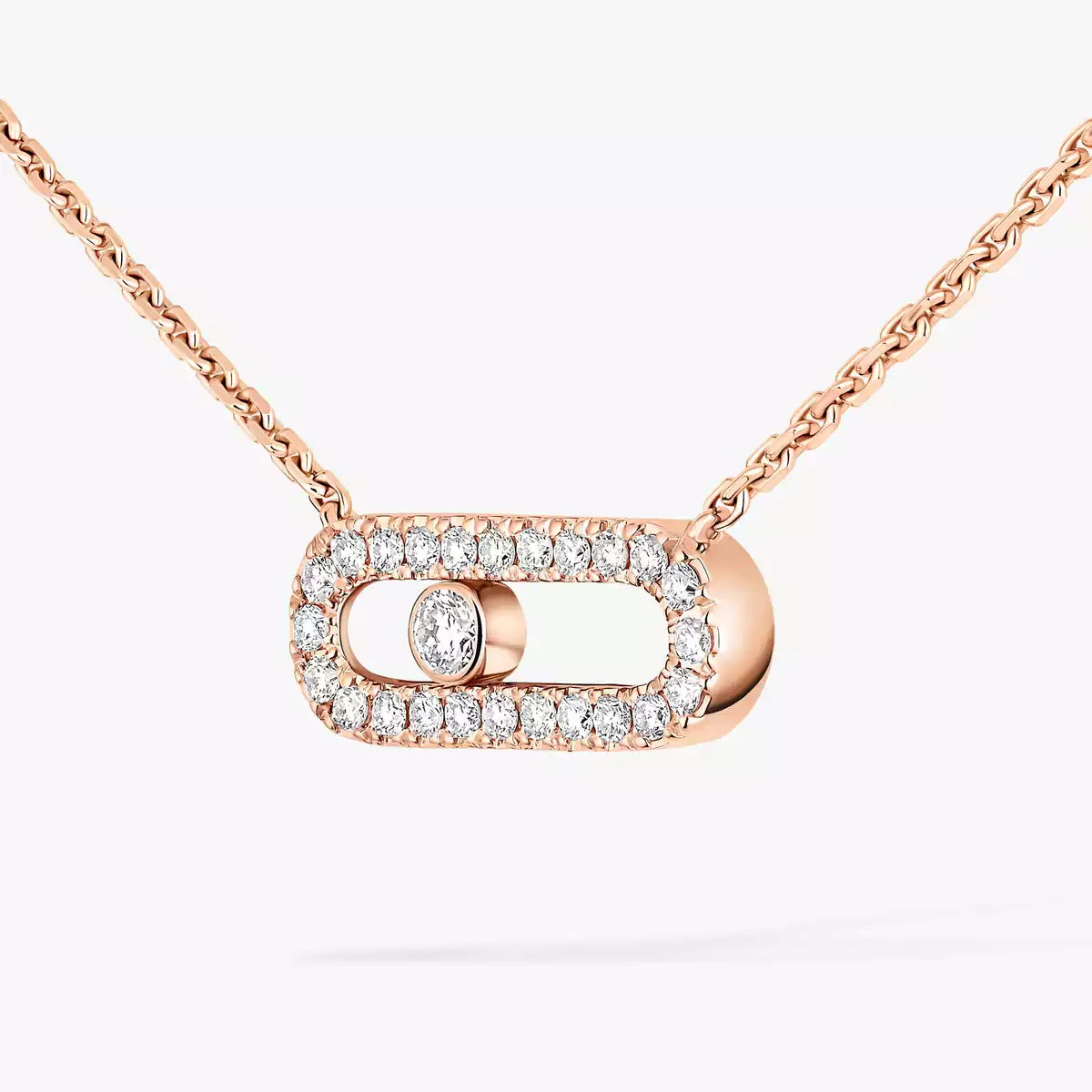 [Lume Jewelry]Diamond Necklace Move Uno