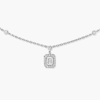 [Lume Jewelry]My Twin Diamond Necklace in Silver