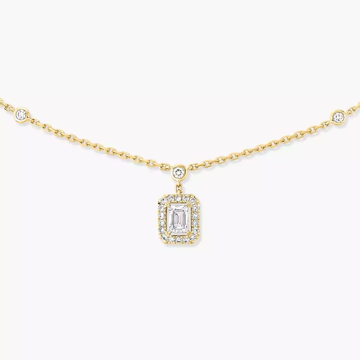 [Lume Jewelry]My Twin Diamond Necklace in Silver