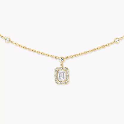 [Lume Jewelry]My Twin Diamond Necklace in Silver