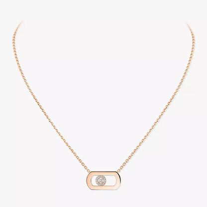[Lume Jewelry]So Move Diamond Necklace in Gold