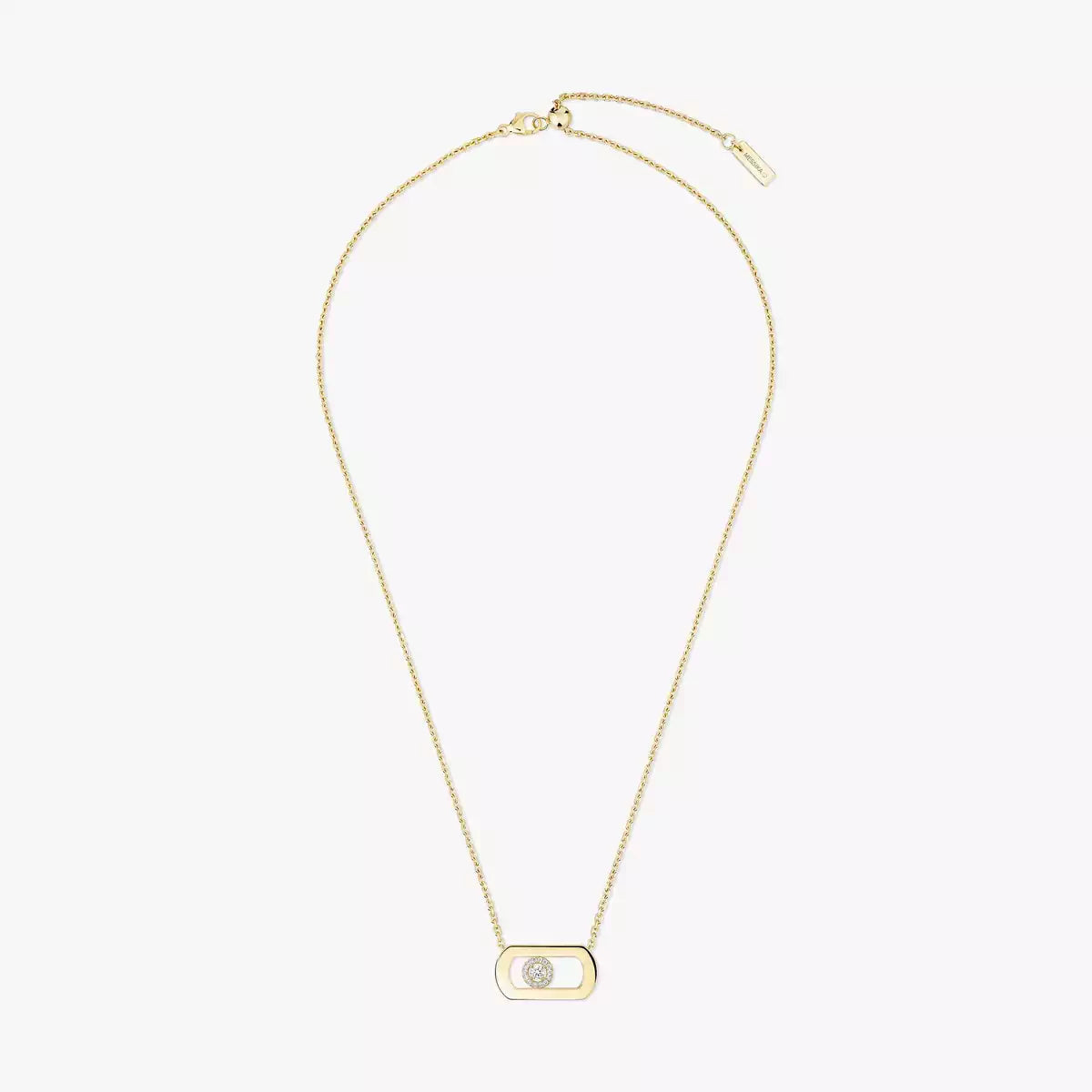 [Lume Jewelry]So Move Diamond Necklace in Gold