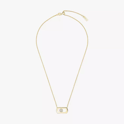 [Lume Jewelry]So Move Diamond Necklace in Gold