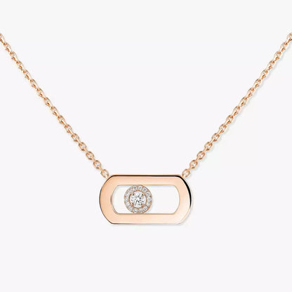 [Lume Jewelry]So Move Diamond Necklace in Gold