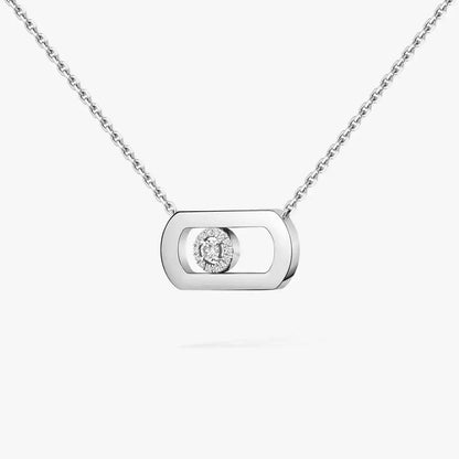 [Lume Jewelry]So Move Diamond Necklace in Gold