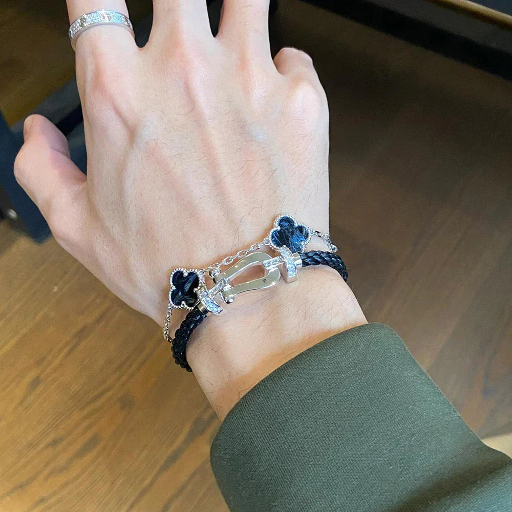 [Lume Jewelry]New CLOVER 5 MOTIF PIETERSITE BRACELET COLLECTION