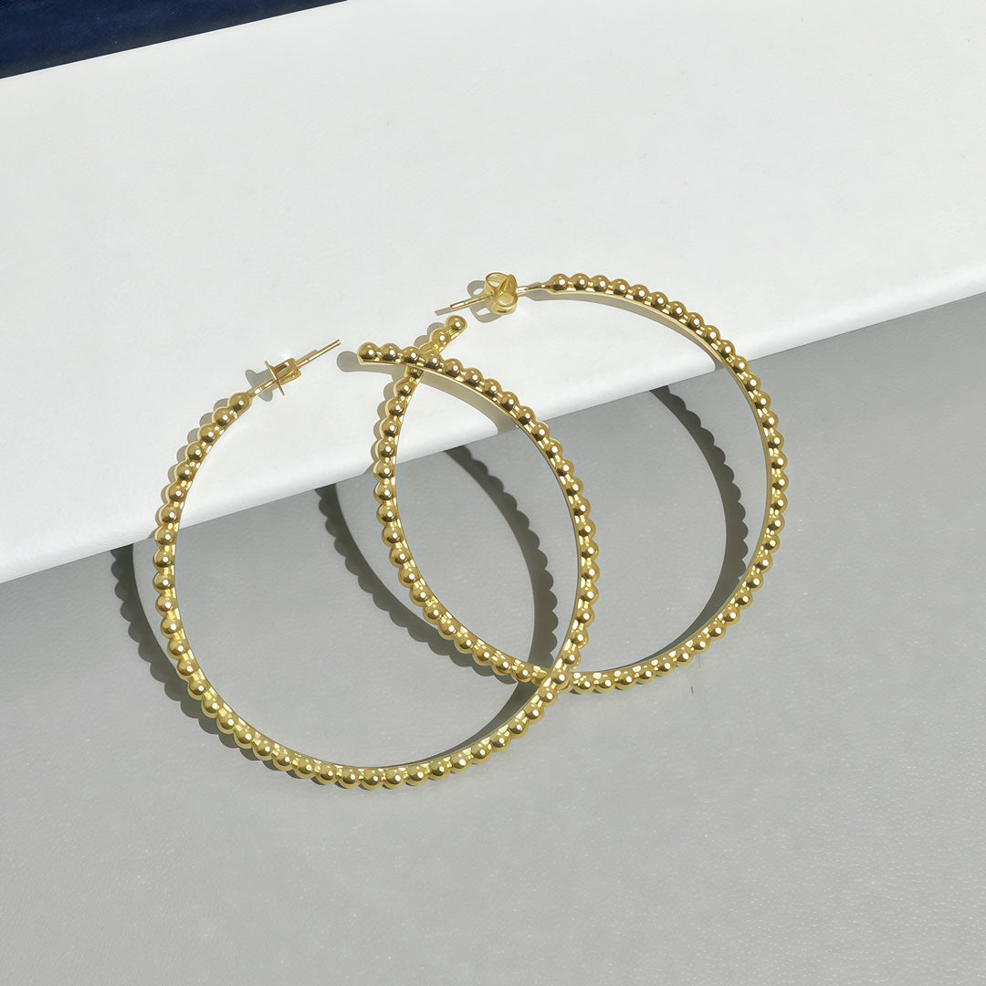 [Lume Jewelry] SMOOTH BEAD STUD EARRINGS