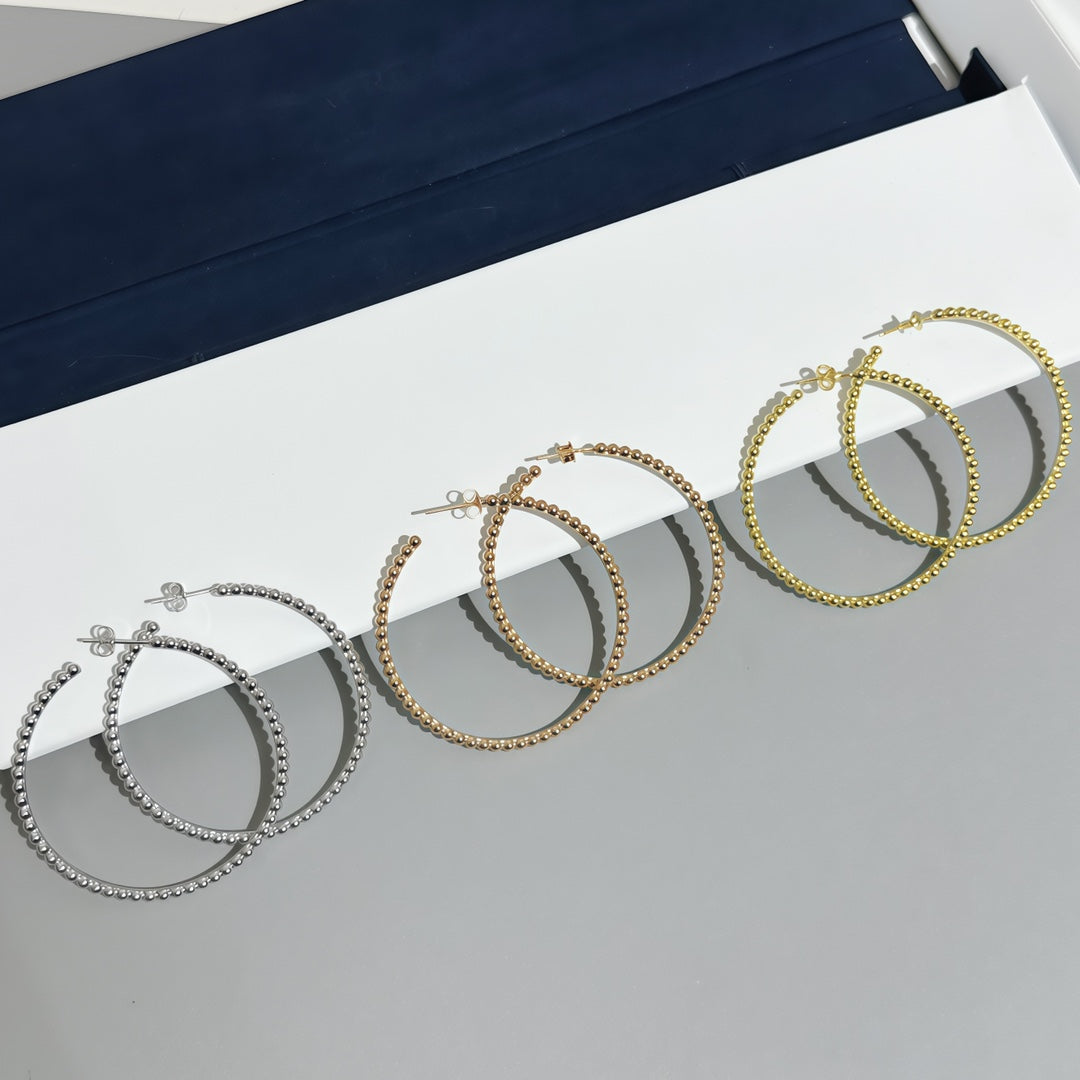 [Lume Jewelry] SMOOTH BEAD STUD EARRINGS