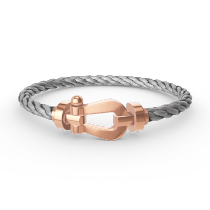 ¡®Lume Jewelry¡¯FORCE LARGE HORSESHOE NO DIAMOND BRACELET ROSE GOLD