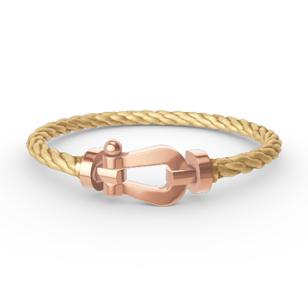¡®Lume Jewelry¡¯FORCE LARGE HORSESHOE NO DIAMOND BRACELET ROSE GOLD