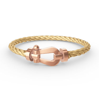 ¡®Lume Jewelry¡¯FORCE LARGE HORSESHOE NO DIAMOND BRACELET ROSE GOLD