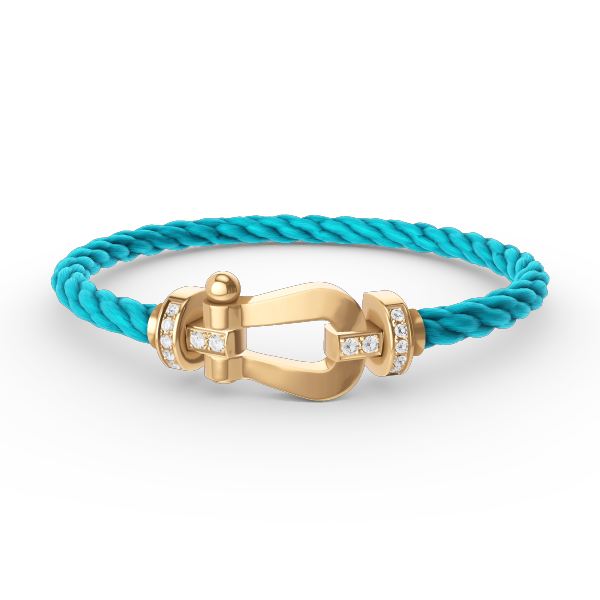 ¡®Lume Jewelry¡¯FORCE LARGE HORSESHOE HALF DIAMOND BRACELET GOLD