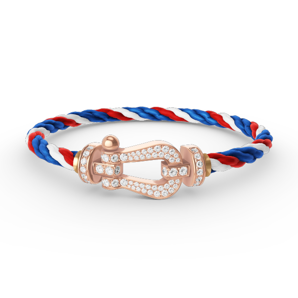 ¡®Lume Jewelry¡¯FORCE LARGE HORSESHOE FULL DIAMOND BRACELET ROSE GOLD