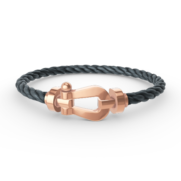 ¡®Lume Jewelry¡¯FORCE LARGE HORSESHOE NO DIAMOND BRACELET ROSE GOLD
