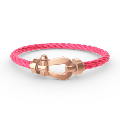 ¡®Lume Jewelry¡¯FORCE LARGE HORSESHOE NO DIAMOND BRACELET ROSE GOLD