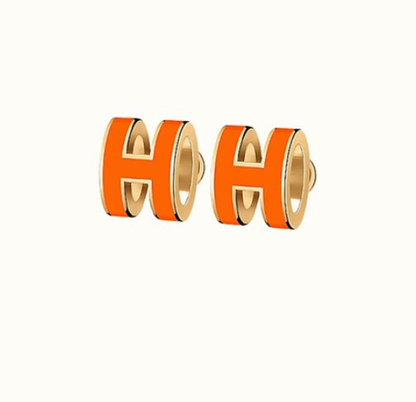 ¡®Lume Jewelry¡¯MINI POP H EARRINGS ORANGE