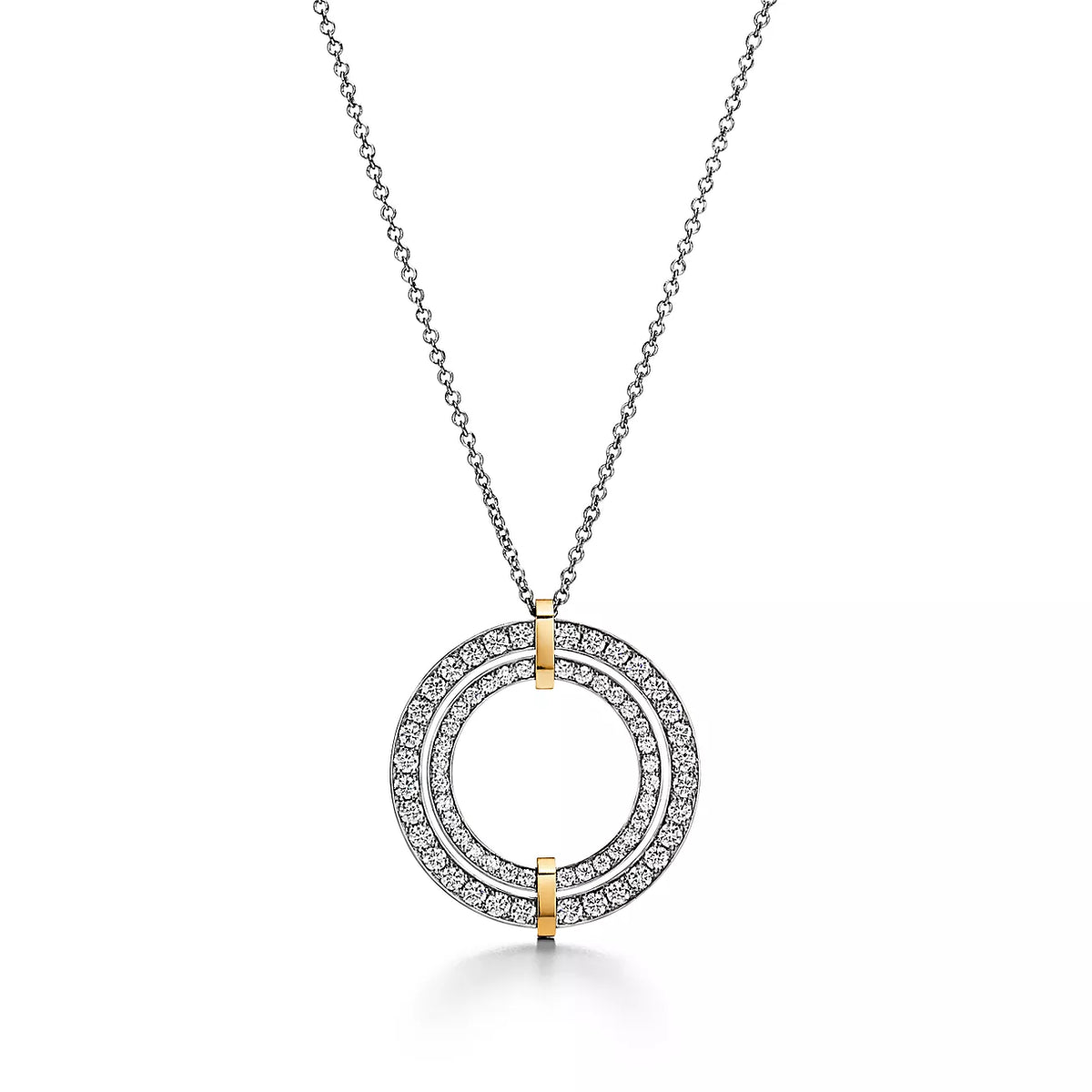 [Lume Jewelry]EDGE DIAMOND GOLD SILVER NECKLACE