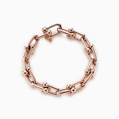 [Lume Jewelry]HARDWEAR BRACELET PINK GOLD AND SILVER