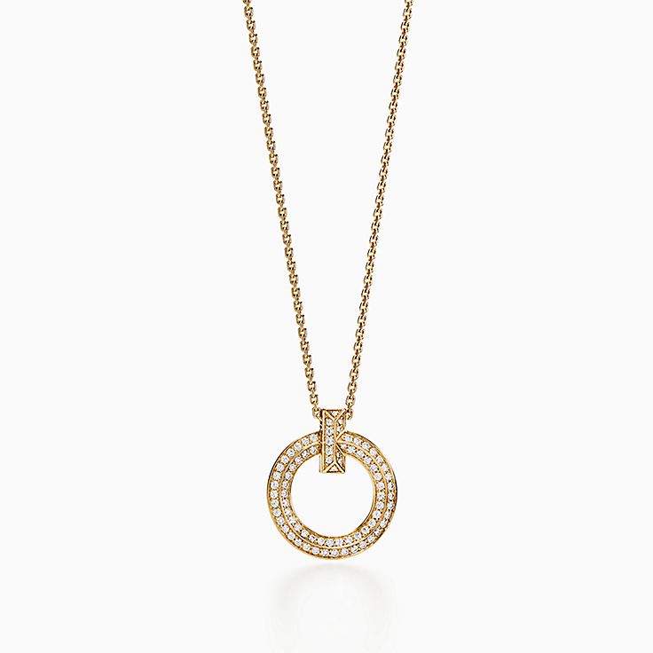[Lume Jewelry]T WIRE PEDANT DIAMOND NECKLACE
