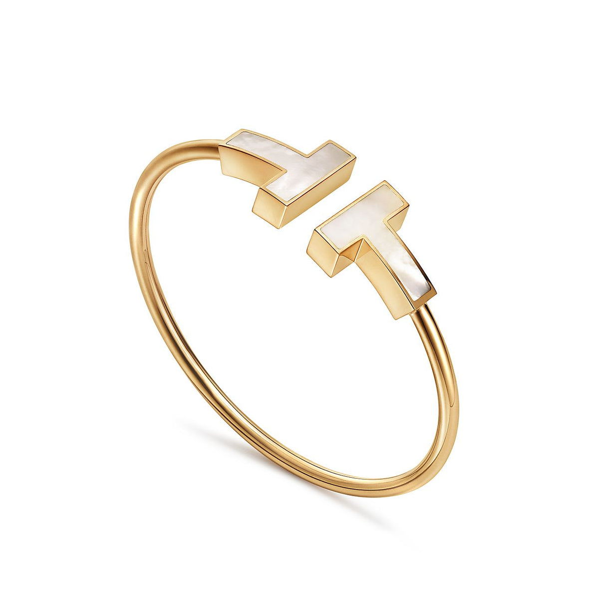 [Lume Jewelry]T WIDE MOP OPEN BRACELET