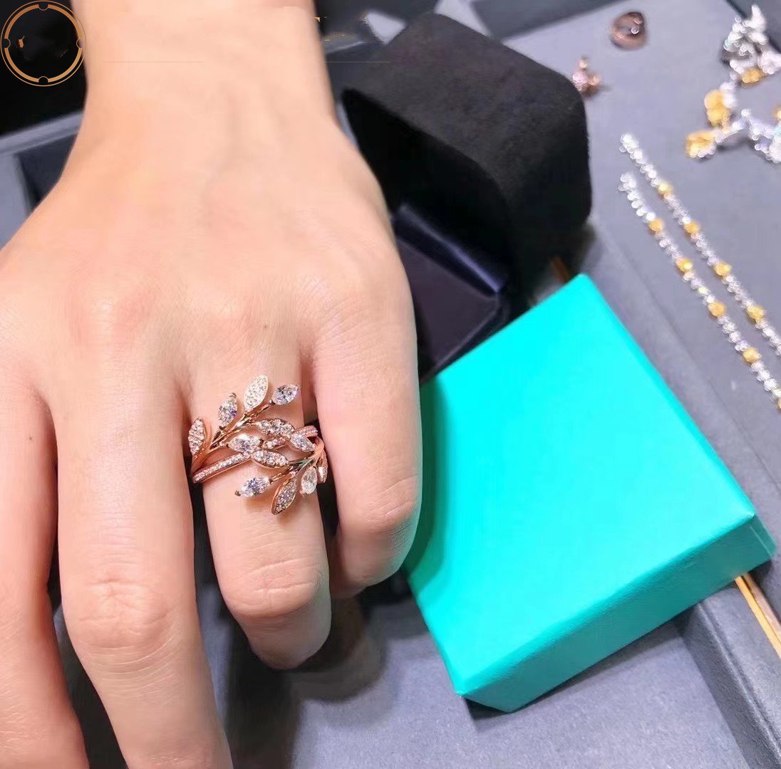 [Lume Jewelry]VICTORIA DIAMOND VINE BYPASS RING PINK GOLD