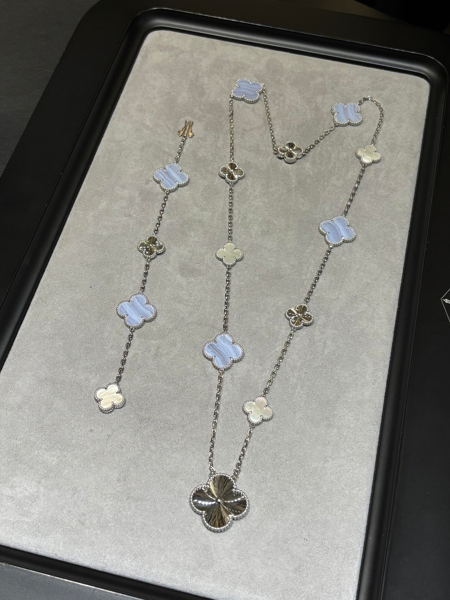[¡®Lume Jewelry¡¯] 25 NEW CLOVER 15 MOTIFS PURPLE CHALCEDONY