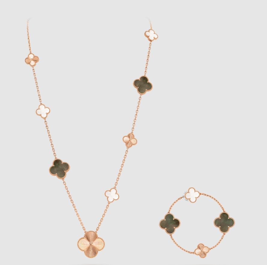 [¡®Lume Jewelry¡¯] 25 NEW CLOVER 15 MOTIFS GRAY MOTHER-OF-PEARL