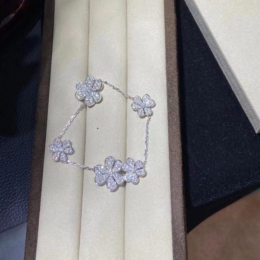 ¡®Lume Jewelry¡¯FRIVOLE SILVER 5 FLOWERS BRACELET