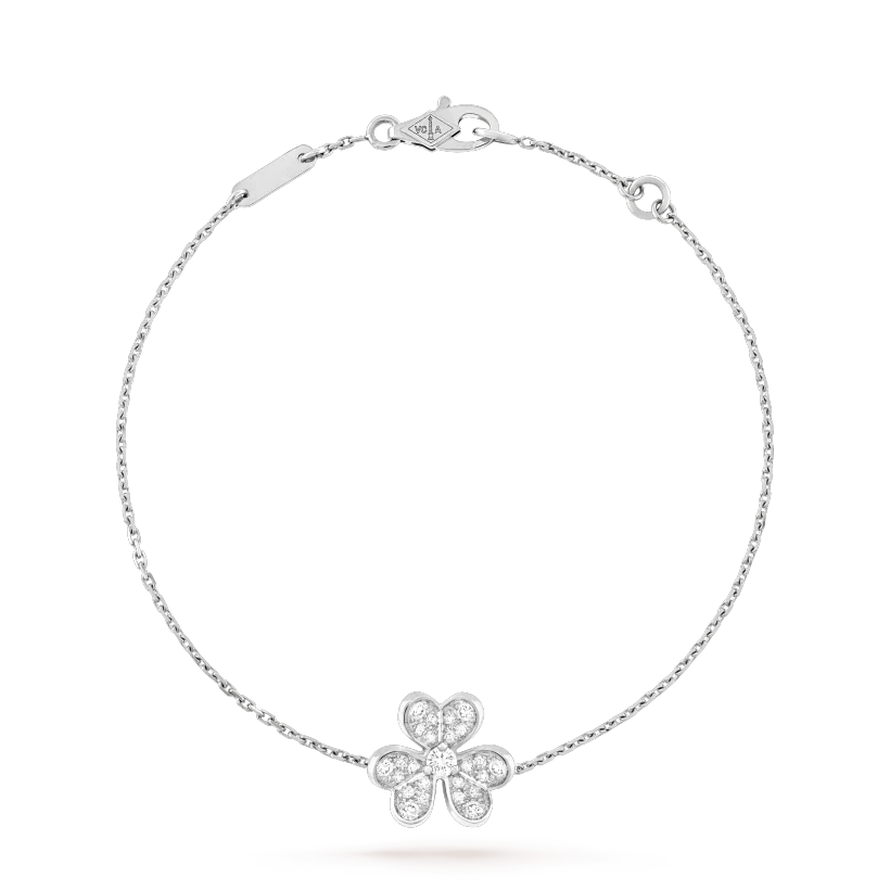 ¡®Lume Jewelry¡¯FRIVOLE SILVER FLOWER DIAMOND BRACELET