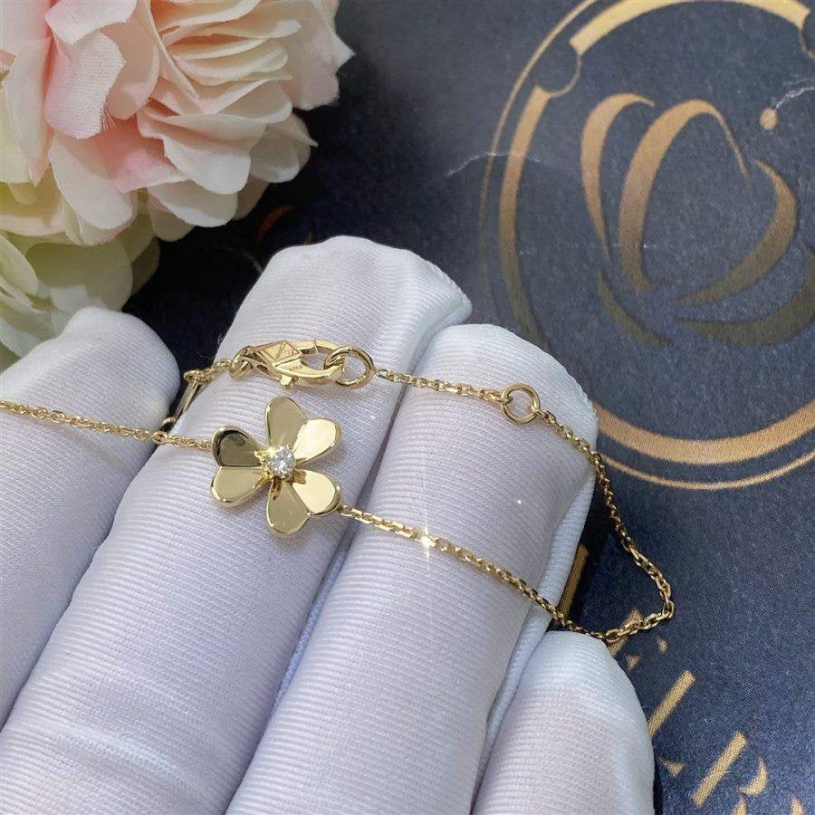 ¡®Lume Jewelry¡¯FRIVOLE GOLD FLOWER BRACELET