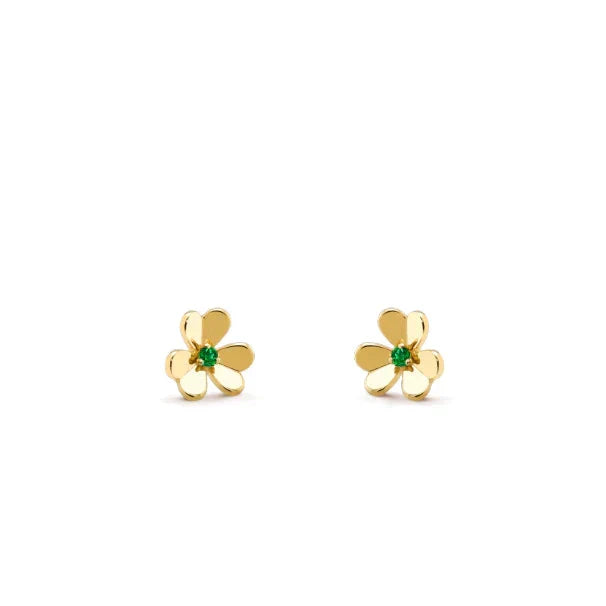 ¡®Lume Jewelry¡¯FRIVOLE  FLOWER MALACHITE EARRINGS