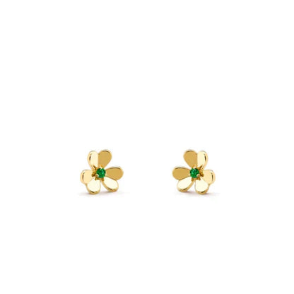 ¡®Lume Jewelry¡¯FRIVOLE  FLOWER MALACHITE EARRINGS